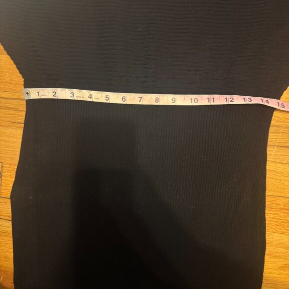 Express Color Block Asymmetrical Off-Shoulder Midi Sweater Dress – Size XL - Picture 7 of 11